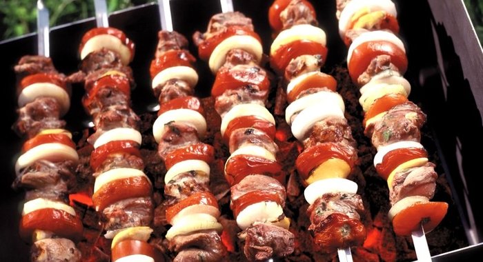 Шашлык, маринованный в собственном соку