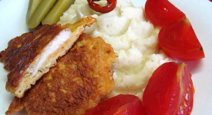 Шницель по столичному