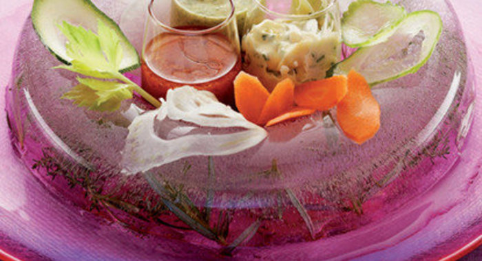 Овощи на льду