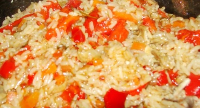 Плов с овощами Ленивый перчик