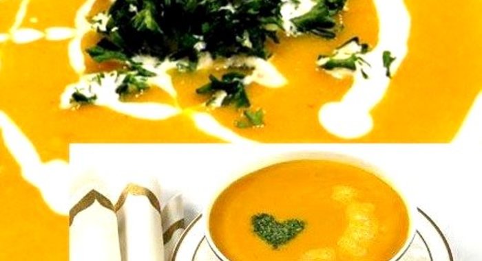 Легкий суп-пюре овощной