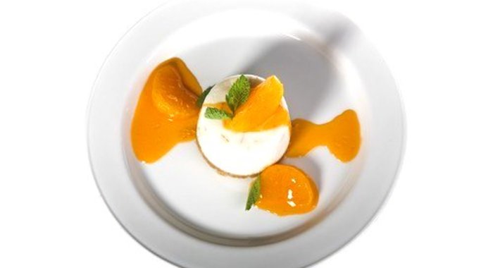 Чизкейк без запекания с марсалой и апельсинами