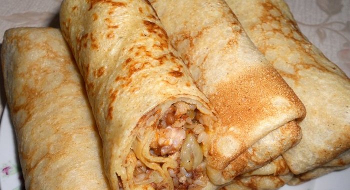 Блины Старорусские с гречневой кашей