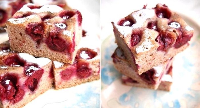 Манник с черной смородиной