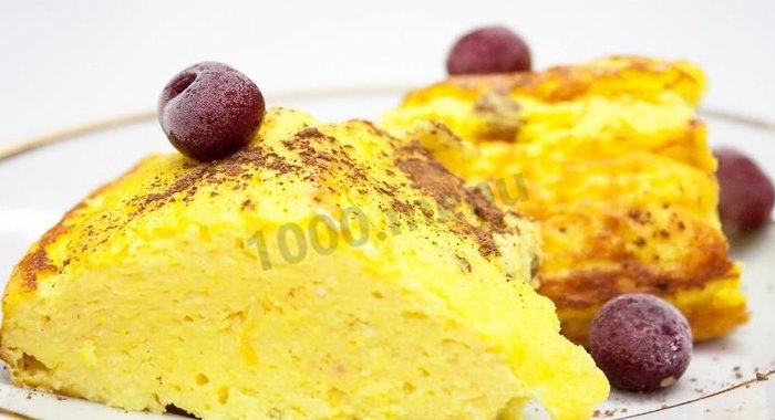 Воздушный сырник без жарки