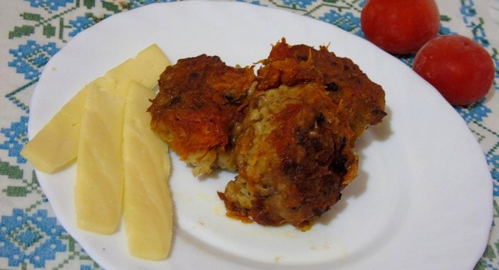 Свиные тефтели с рисом