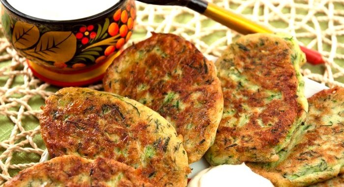 Оладьи из кабачков