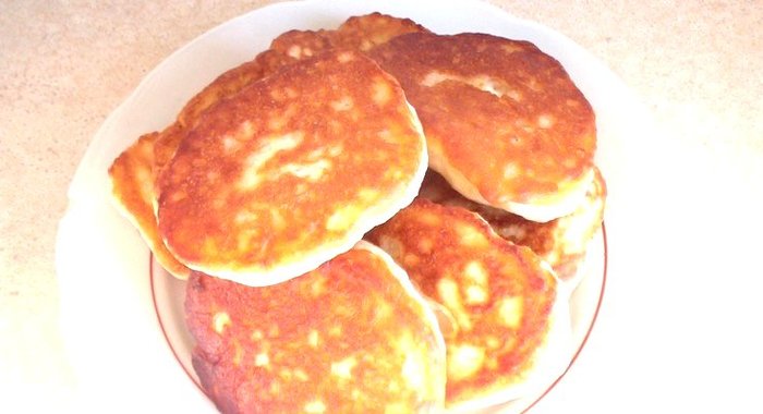 Дрожжевые оладьи