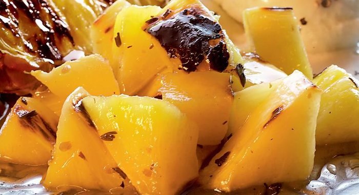 Ананасы с розмариновым мармеладом