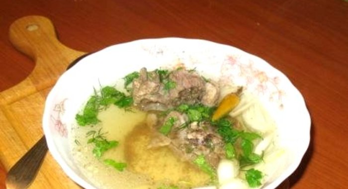 Бульон из баранины