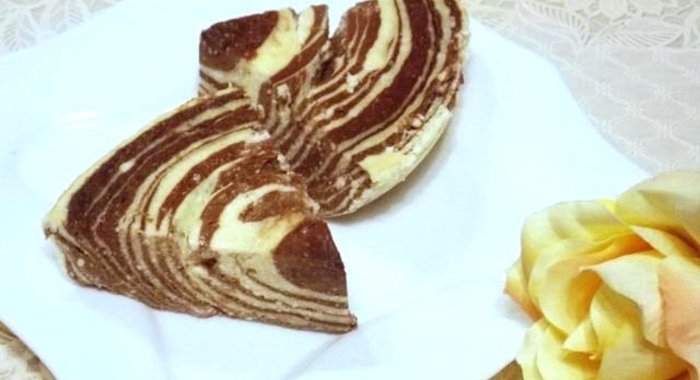 Творожная запеканка Зебра