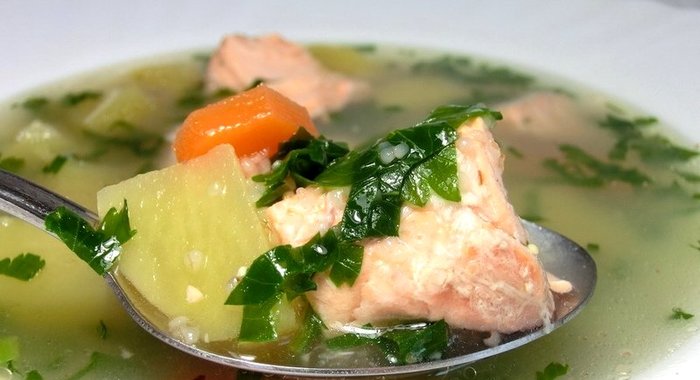 Уха из форели