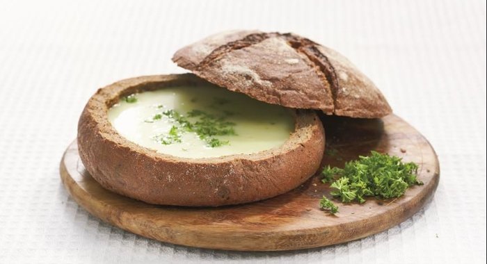 Горшок из хлеба