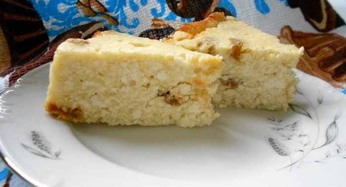 Творожная запеканка в духовке