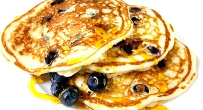 Черничные блины