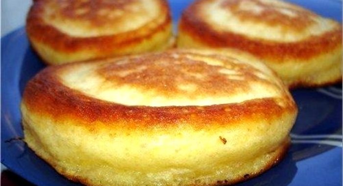 Пышные оладьи на кефире