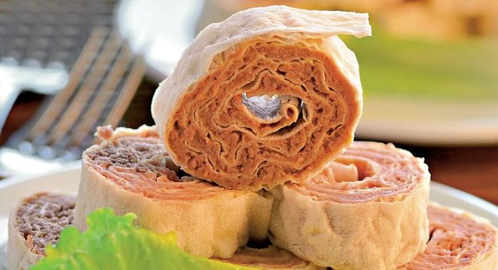 Мясной паштет в лаваше