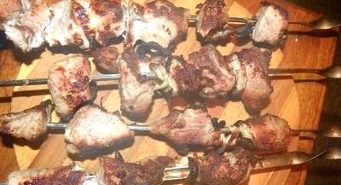 Шашлык в луковом маринаде