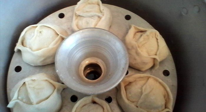 Манты с тыквой