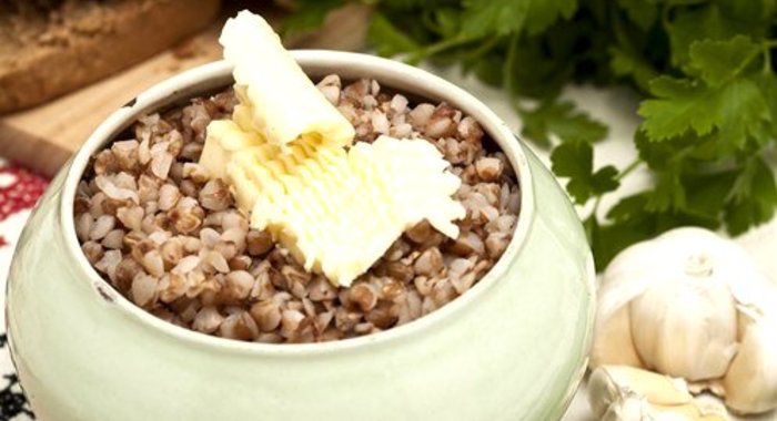 Гречневая каша с маслом