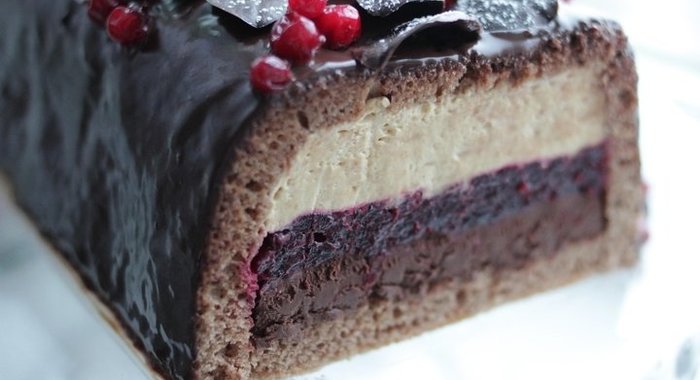 Торт «Рождественское полено»