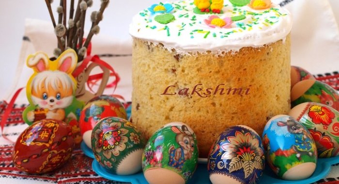 Пасхальные куличи на топлёном молоке