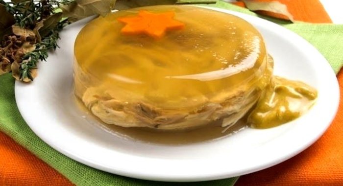 Холодец из петуха