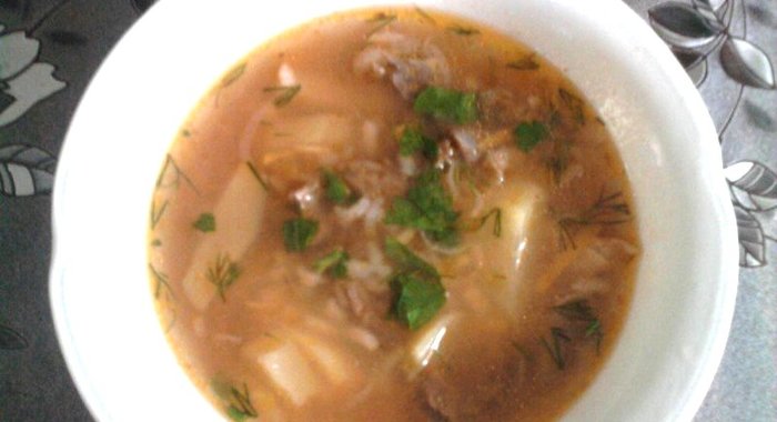 Суп харчо из баранины