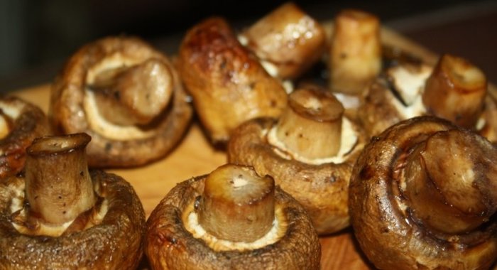 Шашлык из шампиньонов