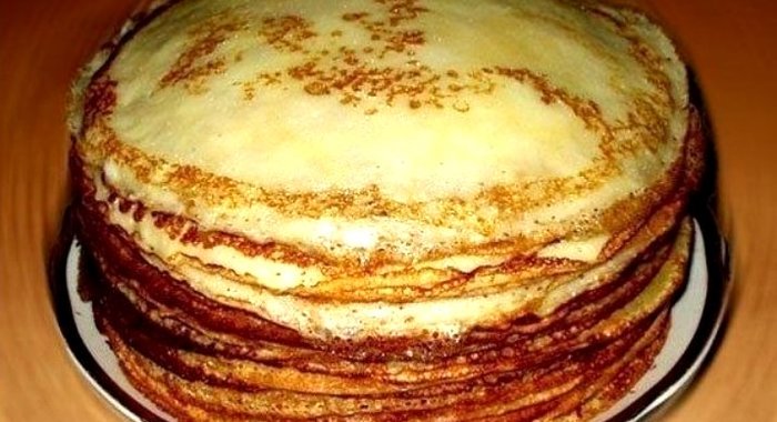 Бабушкины блины на молоке