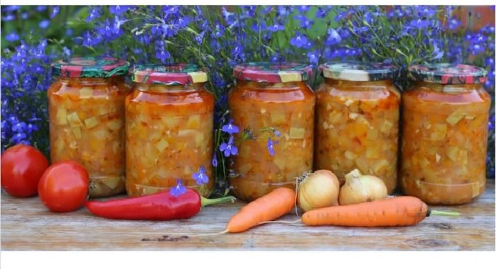 Лечо с кабачками