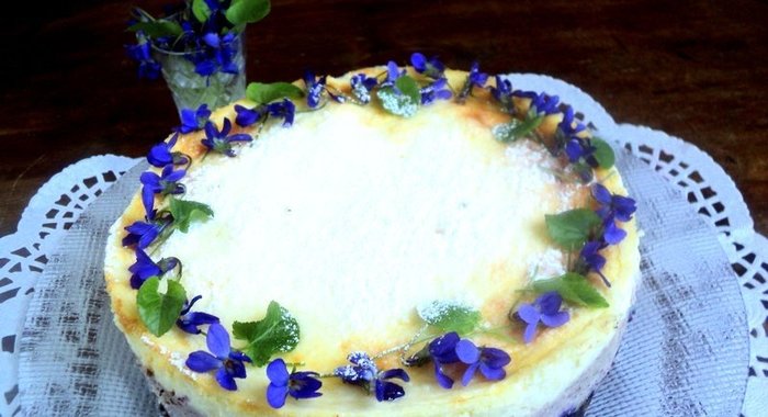 Сырник с черникой «Фиалки»