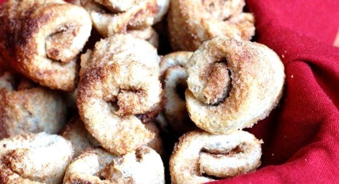 Сладкие роллы из хлеба