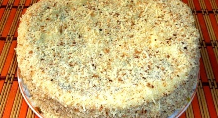 Медовик на сковороде