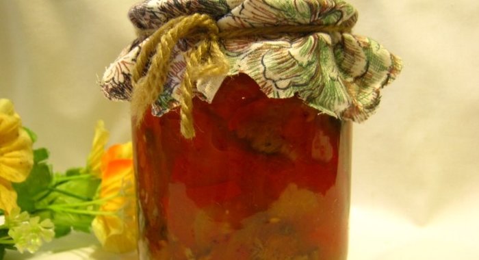 Лечо с грибами