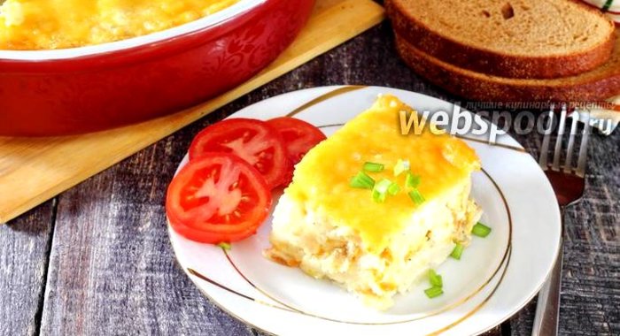 Запеканка картофельно-рыбная