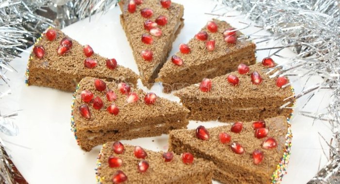 Шоколадные пирожные «Лакомка»