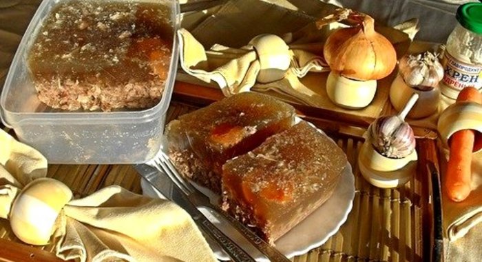Холодец из говяжьих хвостов