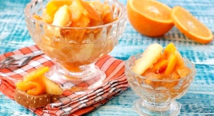 Джем из яблок и тыквы