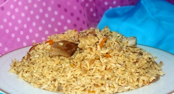 Плов из утки в мультиварке