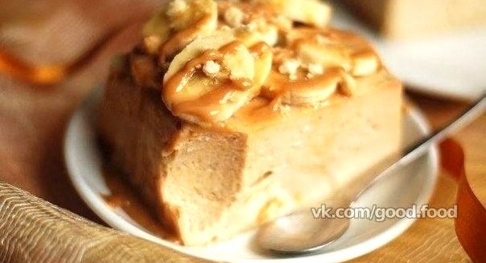 Банановый чизкейк без теста