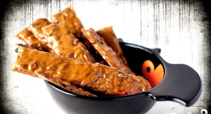 Карамельные конфеты с тыквенными семечками