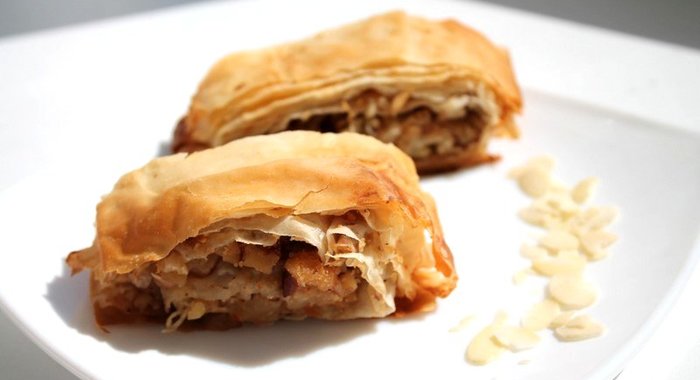 Струдель из теста фило