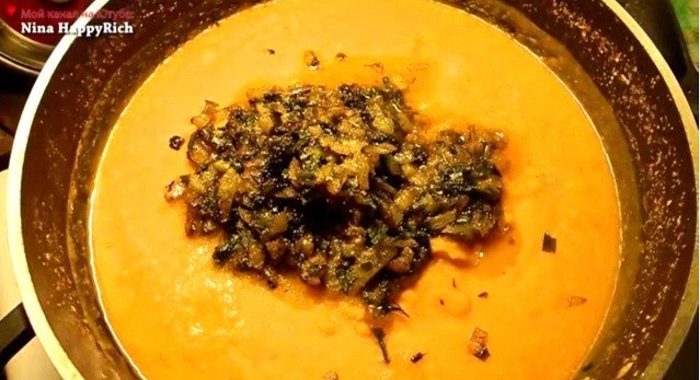 Веганский суп-пюре «Дал»