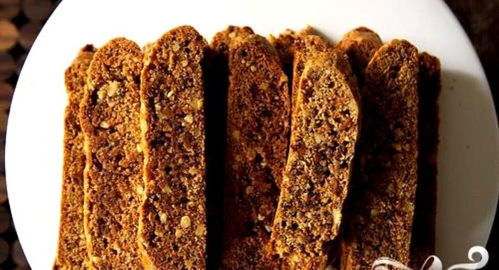 Печенье с орехами и инжиром