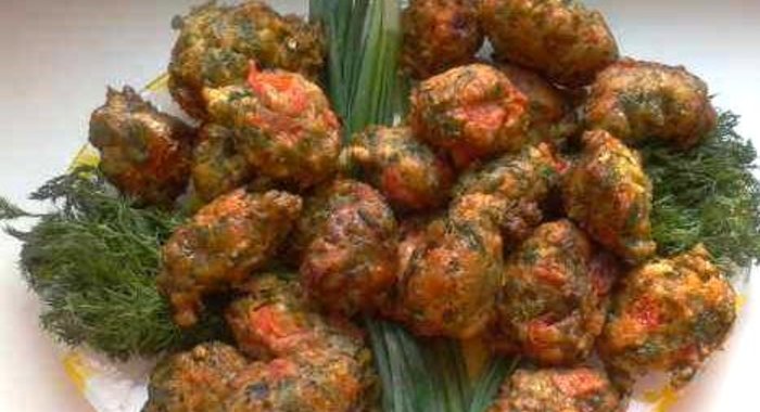 Вегетарианские тефтели из помидоров