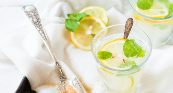 Домашний лимонад с мятой