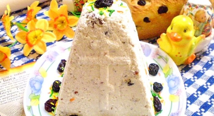 Пасха из творога