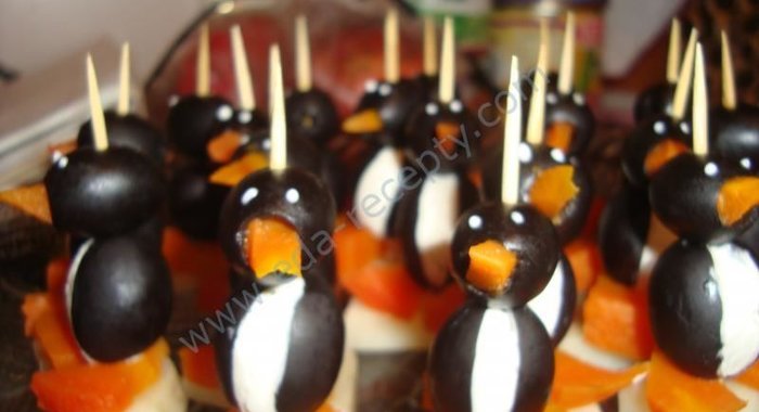 Канапе Пингвины