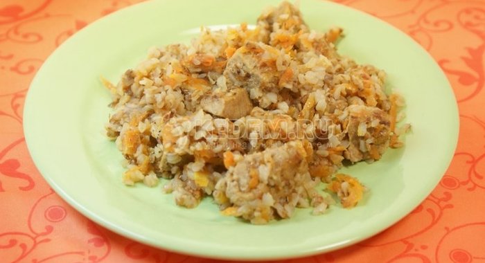 Гречневая каша с мясом